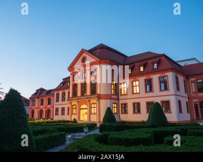 Eichstätt, Sommerresidenz, Hofgarten, Altmühltal, Bayern, Deutschland | Eichstaett, Sommerresidenz, Hofgarten, Altmuehltal, Baviera, Germania Foto Stock