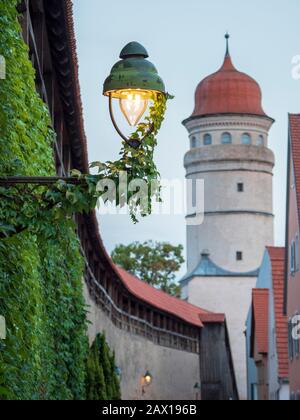 Altstadt, Gerberviertel, Stadtmauer, Nördlingen, Franken, Bayern, Deutschland | Centro Storico, Quartiere Di Tanner, Mura Della Città, Noerdlingen, Franconia, Baviera, Foto Stock