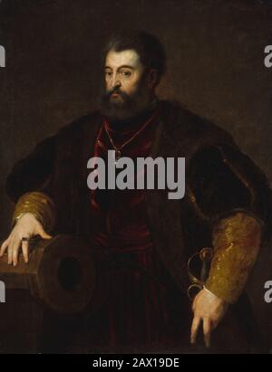 Alfonso d'Este (1486-1534), Duca di Ferrara. (fine 16th o inizio 17th secolo) Foto Stock