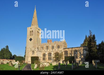 St Mary'S Parish Church, Buckden, Cambridgeshire, Inghilterra, Regno Unito Foto Stock