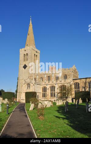 St Mary'S Parish Church, Buckden, Cambridgeshire, Inghilterra, Regno Unito Foto Stock