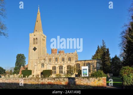 St Mary'S Parish Church, Buckden, Cambridgeshire, Inghilterra, Regno Unito Foto Stock