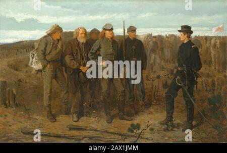 Prigionieri dal fronte, 1866. Foto Stock