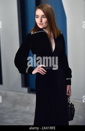 Beverly Hills, Stati Uniti. 10th Feb, 2020. Kaitlyn Dever arriva per la Vanity Fair Oscar al Wallis Annenberg Center for the Performing Arts di Beverly Hills, California, il 9 febbraio 2020. Foto di Chris Chew/UPI Credit: UPI/Alamy Live News Foto Stock