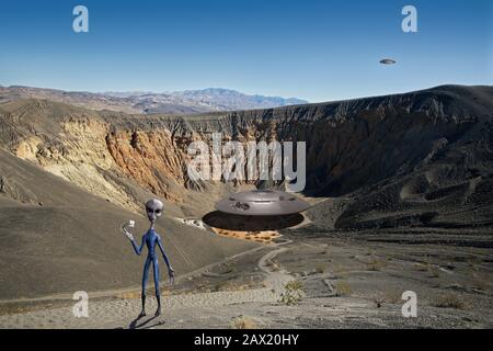 I danni hanno causato un atterraggio duro. Il pilota ha chiesto assistenza. Foto Stock