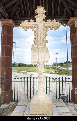 Cruz de Portugal, Croce di Portogallo dal 15th o 16th secolo, Silves, Algarve, Portogallo Foto Stock