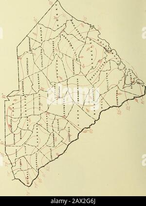 Dati Climatologici, Carolina Del Sud. COLUMBIA, S. C:WEATHKR BUREAU OFFICE. O OS 1-9 OP &GT; I XI. &lt; &lt; H-l H o. sa jn.v, 1901. CLIMA E CKORS: SEZIONE CAROLINA DEL SUD. U. S. DI.PARTIMINT OV AGRlCri/rURlv, Climate and Crop Service OK TIIK WEATHER BUREAU. SEDE centrale: Washington, D. C. SOOTH CflROLilfJfl SECTIOj^L.J. W. BAUEB, Section Director, COLUMBIA, S. C. Vol. IV Columbia, S. C, luglio, 190L N. 7. ClilMATE E RACCOLTI. Nel complesso, e con limitate eccezioni, il Julyweather era favorevole agli interessi agricoli in tutto il themonth. Le eccezioni erano dovute ad un pre eccessivo Foto Stock