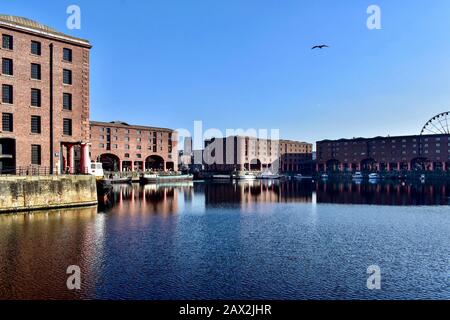 Albert Dock Liverpool Foto Stock