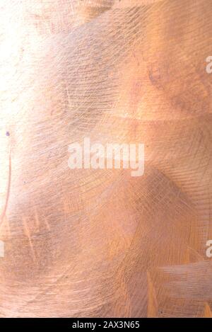 Texture di grunge bronzo superficie metallica con graffi Foto Stock