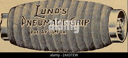 La revisione del commercio delle ruote e del ciclismo . NORTHAMPTON EMERY • • WHEEL COMPANY FACTORY: LEEDS, MASS. La placcatura completa Si Adatta Sempre A Mano GENTILMENTE LA RUOTA in MENTIONTHE DURANTE LA SCRITTURA. .in....,,...,... Imery E CORINDONE f TACCHI, Grigliatura, Polisii, macchine per la biffin delle unghie, Griiflers, Polidishers forniture per platorelli. 20 South Canal Street, CHICAGO, ILL KYES-noooaun- No, a.. È IN ARIA. SIA AGGIORNATO-LI ABBIA SULLA VOSTRA ROTELLA 97. Essendo un cuscino d'aria che cede la pressione della mano non ostacola la circolazione, quindi impedisce l'intorpidimento delle dita e degli avambracci. Non ho trovato questo con nessun altro pneuma Foto Stock