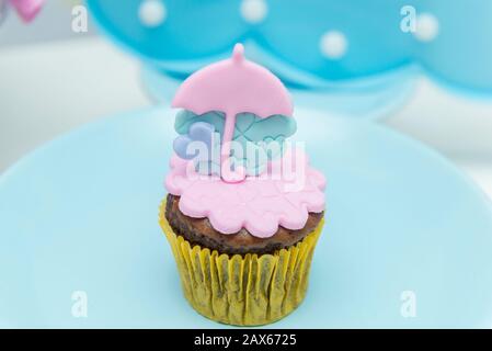 Cerchietto bianco e arcobaleno Sprinkle fascia cupcake, fascia di