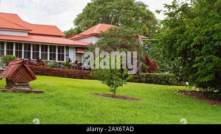 Mackay, Queensland, Australia - Febbraio 2020: La storica Greenmount Homestead, costruita su terreni in pendenza dai primi coloni Foto Stock