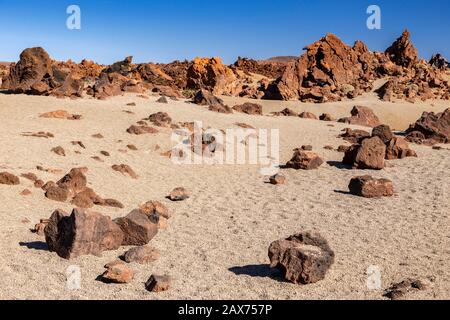 Minas De San Jose, Parco Nazionale Del Teide, Tenerife, Isole Canarie Foto Stock