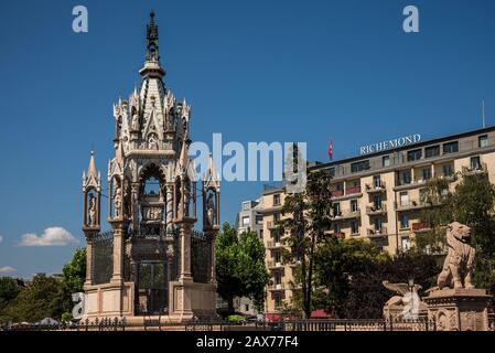 Monumento Brunswick Mausoleo A Ginevra Foto Stock