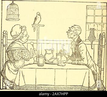 Il Boyd Smith Madre Goose . 126 MELODIE DI OCA MADRE. Jack SPRAT non poteva mangiare FatHis Moglie non poteva mangiare Lean; E così betwxt loro entrambi, hanno leccato il Platter pulito. Maxim. Meglio andare a Bed superless, che l'aumento Del Debito. MELODIE DELL'OCA MADRE 127 Foto Stock