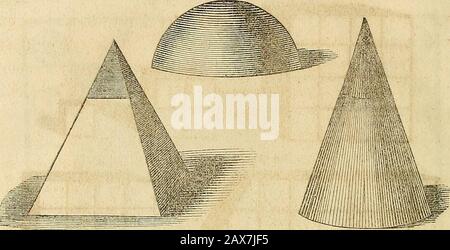 Fondi scolastici e leggi scolastiche del Michigan: Con note e moduli . Oblate BphsToid. SPL«es Splieicid Prolato. 408 APPARATO SCOLASTICO. Fig. 7. - Cono, Pjramid, Frustnim, Ecc. Piramide e Frustrum. Segmcat ol un?pleie. Cono E Frustnim.Fig. 8.- Piismi e Cilindri. Foto Stock