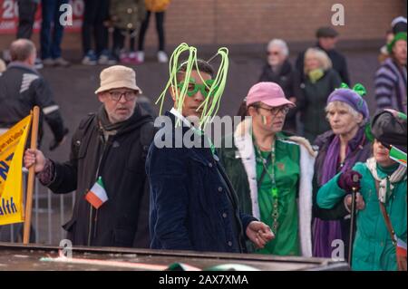 Birmingham, Regno Unito. 17 Marzo 2019. Parata di San Patrizio a Digbeth. © Ken Harrison Foto Stock