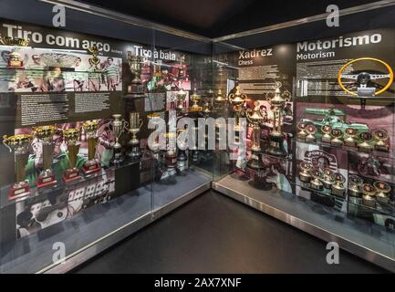 Visita al museo sportivo FC presso l'arena Jose Alvalade Foto Stock