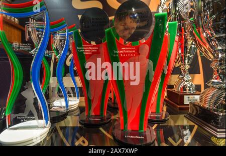 Visita al museo sportivo FC presso l'arena Jose Alvalade Foto Stock