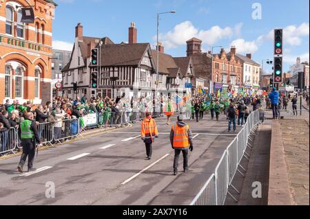 Birmingham, Regno Unito. 17 Marzo 2019. Parata di San Patrizio a Digbeth. © Ken Harrison Foto Stock