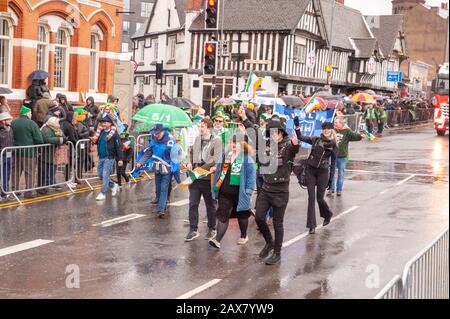 Birmingham, Regno Unito. 17 Marzo 2019. Parata di San Patrizio a Digbeth. © Ken Harrison Foto Stock