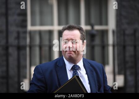 Capo di frusta al partito conservatore Mark Spencer arriva a Downing Street, Londra, per una riunione del Gabinetto. Foto Stock