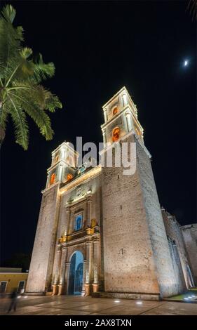 Catedral De San Gervasio, Valladolid, Stato Dello Yucatan, Messico Foto Stock