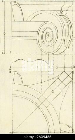 Archisesto per formar con facilità li cinque ordini d'architettura : con altri particolari intorno alla medesima profession . -^5: &gt;. Foto Stock