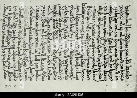 Manuale alla critica testuale del nuovo Testamento . H LI |§ UM BLLW^F^ /• A J^ ^ A A *•. CODICE NITRIENSIS. Sesto Secolo. (Scala 2 : 5. Un palimpsest, con Syriac scrittura sopra il greco originale. La pagina mostrata contiene Luca xxiii. 38-45.) a faccia p. 113. Malati I MANOSCRITTI UNCIAL 113 ora nella Biblioteca Imperiale di San Pietroburgo. È scritto in digradanti zii del nono secolo, andcontains (con alcune mutilazioni) non solo gli atti andcattolica e paolina Epistles, ma anche l'Apocalisse, per cui è un'autorità utile, uncial manoscritto di quel libro essendo così raro che solo s Foto Stock