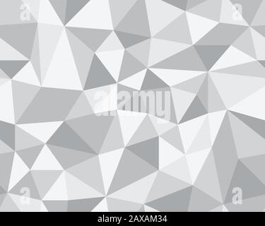 Sfondo vettoriale senza giunture da celle, triangoli. Sfondo mosaico irregolare. Foto Stock