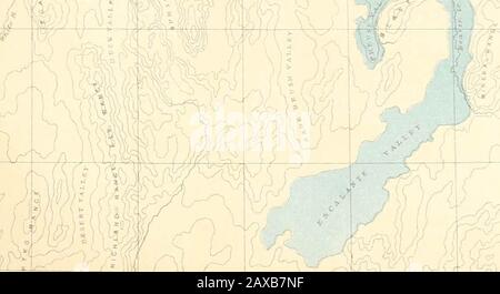 " Relazione di esplorazione geologica del quarantesimo parallelo" (1870) Foto Stock