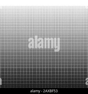 Mezzitoni geometrici neri. Texture sfumatura su sfondo bianco. Retrò decorazione astratta. Carta da parati vintage. EPS 10 Foto Stock