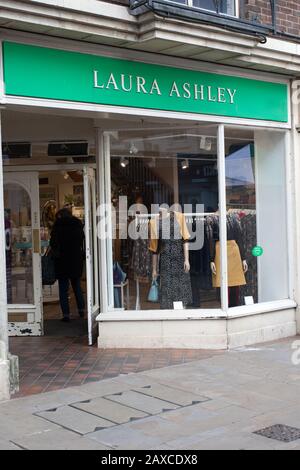 Negozio Laura Ashley a Winchester, Regno Unito Foto Stock