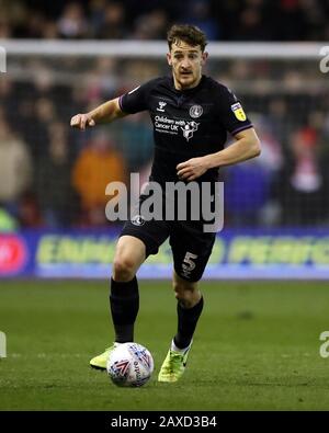 Tom Lockyer di Charlton Athletic durante la partita del campionato Sky Bet al City Ground di Nottingham. Foto Stock