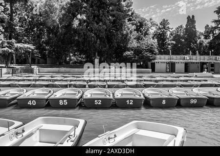 Estanque Grande del Retiro Foto Stock