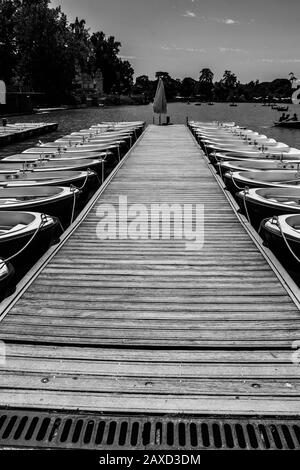 Estanque Grande del Retiro Foto Stock