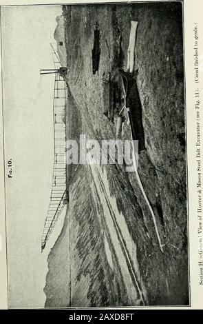 Transazioni . IL PRINCIPALE CANALE DI DRENAGGIO DI CHICAGO. 315. 316 IL CANALE DI DRENAGGIO PRINCIPALE DI CHICAGO. Foto Stock