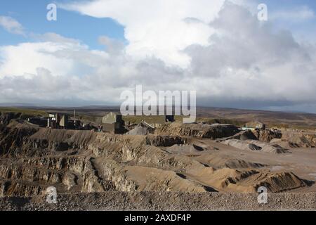 Hansons Coldstone Quarry Nello Yorkshire Foto Stock