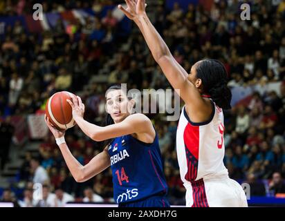 Belgrado, Serbia. 6th Feb, 2020. Dragana Stankovic della Serbia in azione. Credito: Nikola Krstic/Alamy Live News Foto Stock