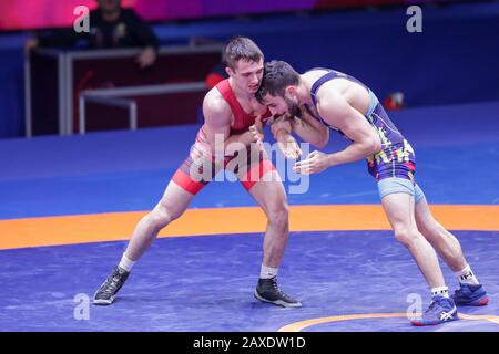 Roma, Italia, 11 Feb 2020, e . torba (hun) categoria 63kg durante Greco-Roman Wrestling Senior European Championship - Wrestling - Credit: LPS/Luigi Mariani/Alamy Live News Foto Stock