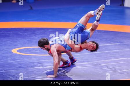 Roma, Italia, 11 Feb 2020, e . nazaryan (bul) categoria gr 55kg durante Greco-Romano Wrestling Senior European Championship - Wrestling - credito: LPS/Luigi Mariani/Alamy Live News Foto Stock