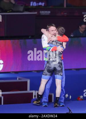 Roma, Italia, 11 Feb 2020, Allenatore Di Felicità In Bielorussia Durante Il Greco-Romano Wrestling Senior European Championship - Wrestling - Credito: Lps/Luigi Mariani/Alamy Live News Foto Stock