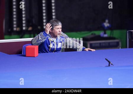 Roma, Italia, 11 Feb 2020, Coach Ucraina Durante Il Greco-Roman Wrestling Senior European Championship - Wrestling - Credit: Lps/Luigi Mariani/Alamy Live News Foto Stock