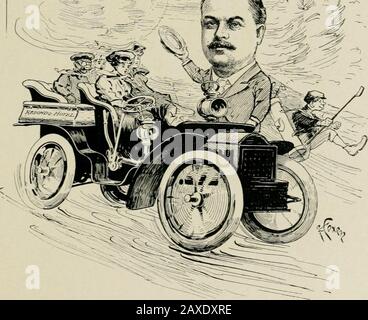 'Come vediamo 'em', un volume di cartoni animati e caricature dei cittadini di Los Angeles. WOOLLACOTT, Hotel Redondo. Foto Stock