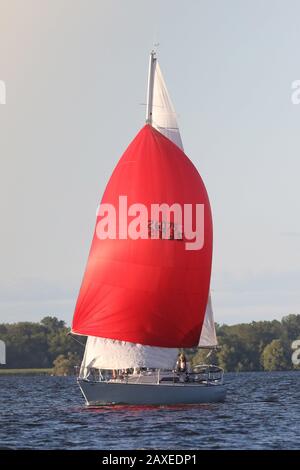 Yacht Racing sulla Baia di Quinté Foto Stock