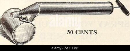 La catalgoue descrittiva di Mann : 1914 guida per l'azienda agricola e il giardino . So-BOS-SO (Kilfly) è un liquido miscela de-firmato per proteggere mucche e cavalli da tortureof mosche. La preparazione è positivamente innocua.viene utilizzata con splendidi risultati come un germicida e un anglantare. 1 gallone, 1 dollaro. CONKEYS FLY KNOCKER risolve il problema del flyproblem. Conosciamo molti articoli inutili sul mercato che hanno fatto molto per disgusto il pubblico e per ledere il commercio legittimo. Non offriamo l'articolo più poco costoso conosciuto, ma il Best.It farà appena che cosa reclamiamo per esso. E WEGUARANTEE PER SODDISFARVI. Shouldit non riesce a farlo, Foto Stock