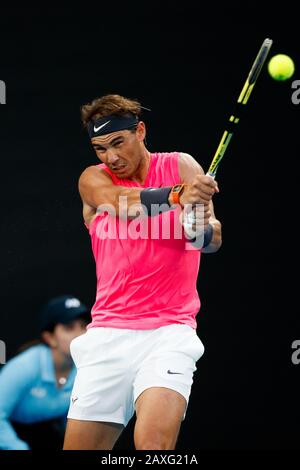 Rafael NADAL (ESP) durante il 2020 Australian Open Foto Stock