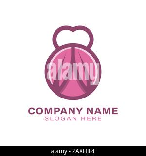 Insetto ala logo idee. Design del logo Inspiration. Illustrazione Vettore Modello. Isolato Su Sfondo Bianco Illustrazione Vettoriale