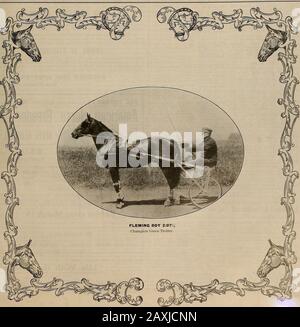 Allevatore e sportivo. VOLUME LIV. N. 6. SAN FRANCISCO, CAL., SABATO 6 FEBBRAIO 1909. Abbonamento: 3,00 Usd All'Anno. THH ALLEVATORE E SPORTIVO [sabato 6 febbraio 1909. Il Più Grande Mai Tenuto FRED H. CHASE & CO. Annunciare la Seconda offerta annuale Pleasanton! 3 giorni-marzo 25,26,27,1909-3 giorni Il giorno Di Apertura sarà dedicato ad una dispersione completa dei cavalli della famosa Fattoria di Nutwood, (Estate di Martin carter, Esq., Irvingtoii, Cal.)Sessanta testa dei migliori trottatori e pacer allevati in California, Tra cui il grande sito Nutwood Wilkes 2:162 .Sire di John A. McKerron 2:04^, Copade Foto Stock
