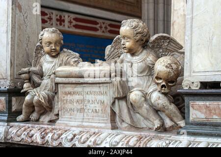 Tomba Di Re Gustav Vasa, Cattedrale Di Uppsala Foto Stock